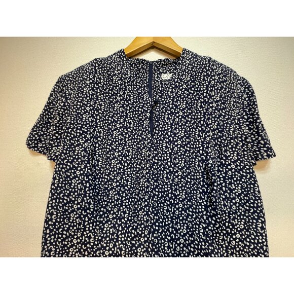 Dressbarn Womens 2-Piece Blazer & Dress Set Size 14 Navy & White Polka Dot Retro - Picture 6 of 16